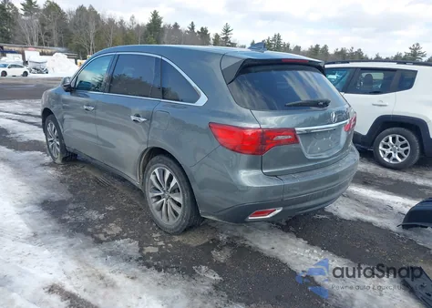 2014 Acura Mdx Technology Package из США, поврежденный, VIN 5FRYD4H40EB011769